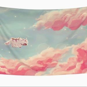 Dreamy Appa Avatar Bedroom Dorm Wall Tapestry Large 80”x60”